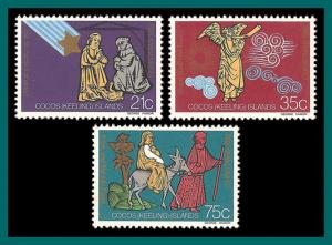 Cocos 1982 Christmas, MNH  104-106,SG101-SG2