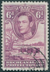 Bechuanaland 1944 6d purple SG124a used