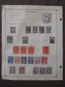 ~1882-1959 Guatemala On Scott Pages - Unchecked - See Description Photos -W34