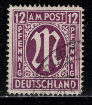 Germany AM Post Scott # 3N8b, used