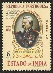 Portuguese India 535, mint, hinged. 1955.  (T278)