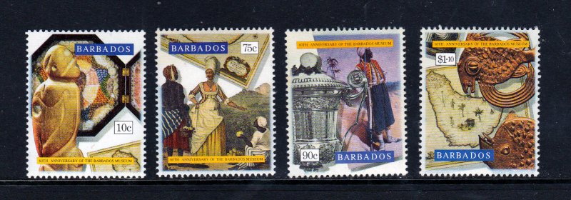 Barbados 851-54, F-VF, MNH