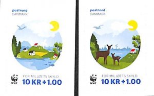 Denmark 2015, WWF 2v s-a, Joint Issue Sweden, MNH