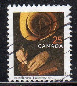 Canada 1680 - Used - 25c Crafts / Leatherwork (1999) (1)