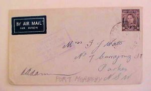PAPUA NEW GUINEA  FPO 042 CENSORED PORT MORESBY   1943
