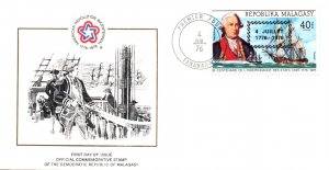 Madagascar 564 Sailing Ship U/A FDC