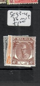 MALAYA KELANTAN  (PP1608BB)   SULTAN 1C-2C, 4C   SG  83-4, 86    MOG 