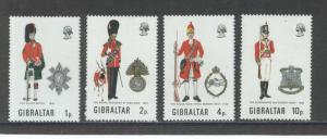 Gibraltar 276-79  MNH