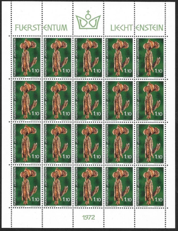 LIECHTENSTEIN (80) All different Sheets of stamps ALL Mint Never Hinged