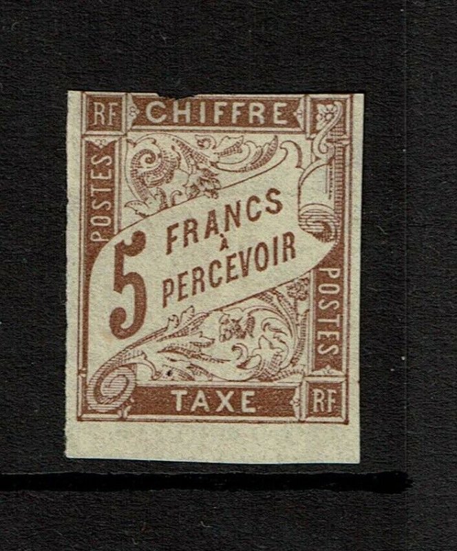 French Colonies SC# J14, Mint No Gum, Hinge Remnant - S9770