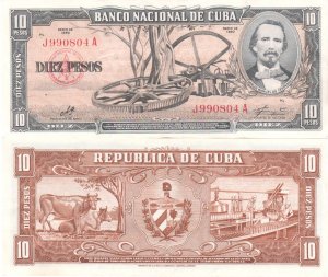 1960 Cuba 10 Pesos Che Signature Circ.