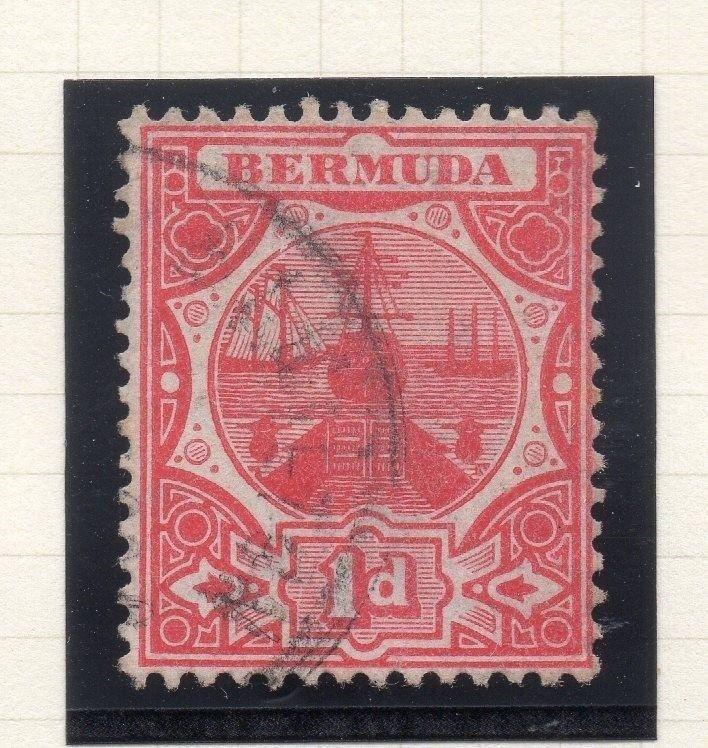 Bermuda 1902 Early Issue Used 1d. 294311