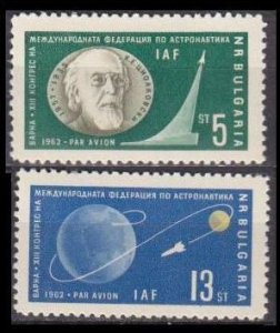 1962 Bulgaria 1347-1348 Tsiolkovsky / Rising Rocket 7,00 €