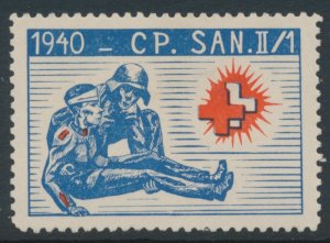 WWII Swiss Soldier Soldatenmarken Poster Stamp Mint Not Hinged (**)