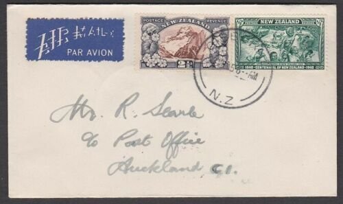 NEW ZEALAND 1945 first flight cover Gisborne to Auckland.................W842 