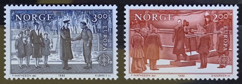 Norway 1982 #805-6 MNH. Europa