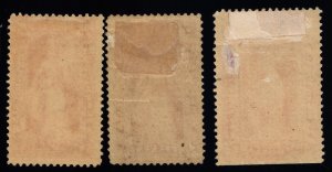 Scott #PR118-PR120 - Newspaper Stamps - OG HR - Lot - 1895 & 97