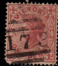 Australia - Victoria  #219 Queen Victoria (wmk 13) - Used