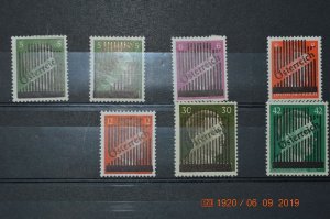 Austria 1945 Overprints Scott   #398-404