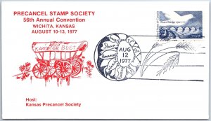 US SPECIAL EVENT COVER PRECANCEL STAMP SOCIETY 56th ANNUAL CONVENTION 1977 E