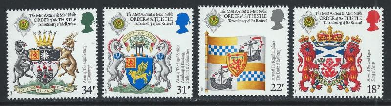 GREAT BRITAIN SC# 1184-7 F-VF MNH 1987