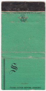 Canada Revenue 3/10¢ Excise Tax Matchbook MONOGRAMMED 'S'