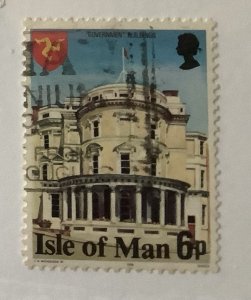 Isle of Man 1978  Scott 115 used - 6p, Buildings