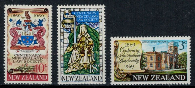 New Zealand 1969 SG894-896 NZ Law Society - MNH