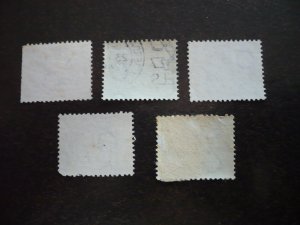 Stamps - Netherlands - Scott# 226-229, 232 - Used Partial Set of 5 Stamps