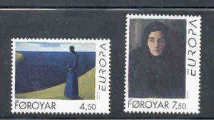 Faroe Islands Sc 302-3 1996  Europa Wives stamp set mint NH