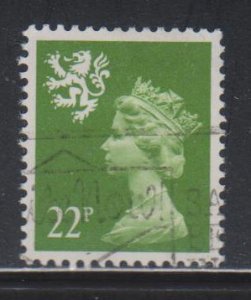 Great Britain,  Scotland, 22p Machin  (SC# SMH42) USED