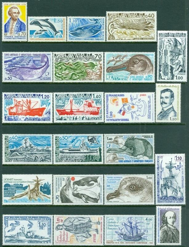 EDW1949SELL : F.S.A.T. 1976-1995 Scott #66-177 Complete. Very Fine, MNH Cat $204