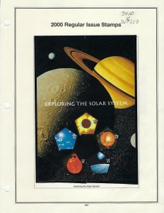 3409-3413 SPACE ACHIEVEMENTS & EXPLORATION SET OF SHEETS - SCV $135.00- W6