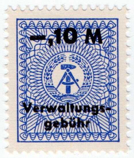 (I.B) East Germany Revenue : Administration Fee 10pf