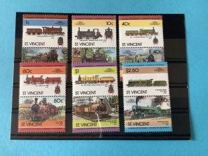 St Vincent Trains Mint Never Hinged Stamp R46254