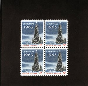 1240 Christmas, MNH blk/4