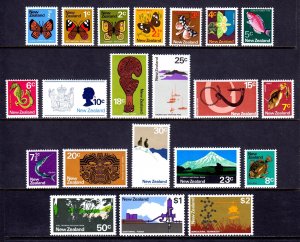 New Zealand - Scott #438-458 - MH - See description - SCV $14