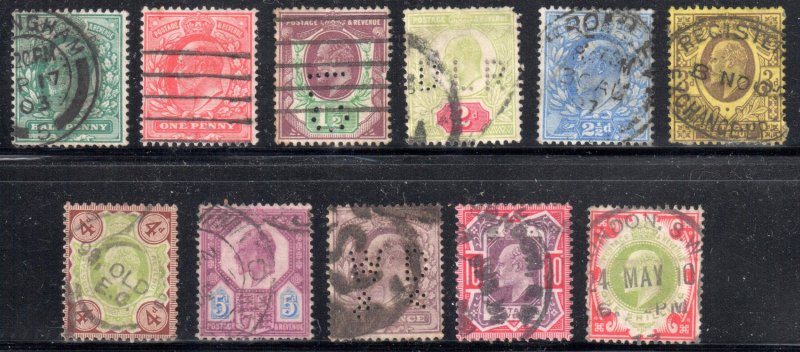 Great Brittain #127 to 135, 137, 138 Used  ---  C$269,70 - Nice cancel  ** 3 PER