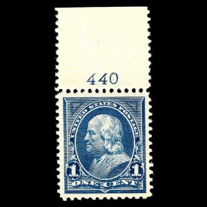 WCstamps: U.S. Scott #264 1c Blue XF/SUP Mint OGnh  PSE Cert Grade 95J SMQ $850