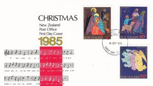 New Zealand 1985 Christmas FDC Unadressed VGC