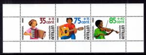 Netherlands Antilles B202a Music Souvenir Sheet MNH VF