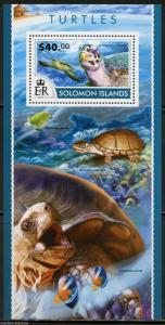 SOLOMON ISLANDS 2015 TURTLES  SOUVENIR SHEET   MINT NH