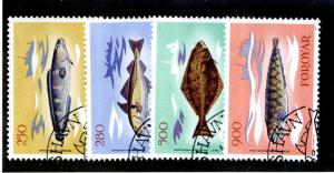 FAROE ISLANDS 97-100  USED  SCV  $6.50  BIN $2.35