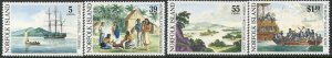 NORFOLK ISLAND Sc#452-455 1989 Mutiny on the Bounty Complete Set OG Mint NH