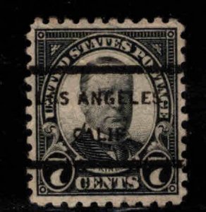 USA Scott 588 perf 10 Used stamp Los Angeles pre cancel