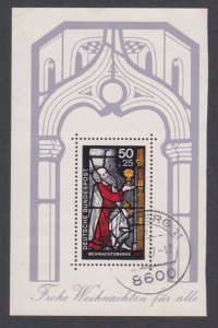 GERMANY - 1977 CHRISTMAS - MIN. SHEET - CTO