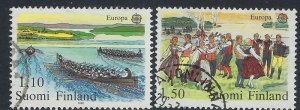 Finland 655-56 MNH 1981 Europa (ak5710)