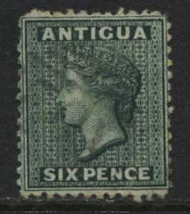 Antigua 1872 6d blue green used
