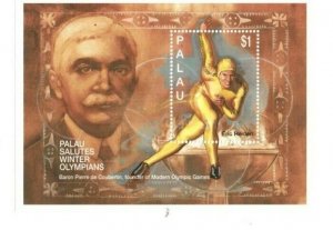 Palau 1994 - Olympic Metal Winner Stamp - Souvenir Sheet - MNH (#328)