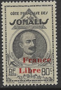 Somalis #209 Overprint MH